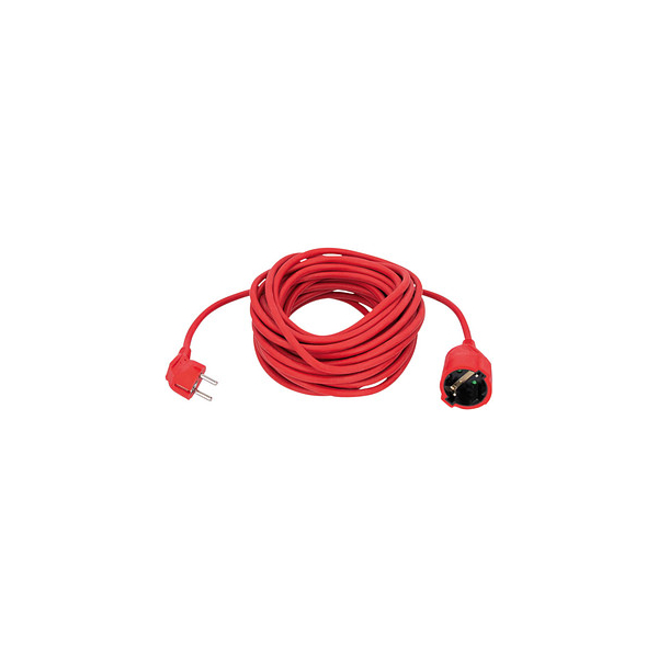 4011160510137 - As-schwabe - Verlängerungsleitung 10m rot Stecker Kupplung H05VV-F 3G15 IP20