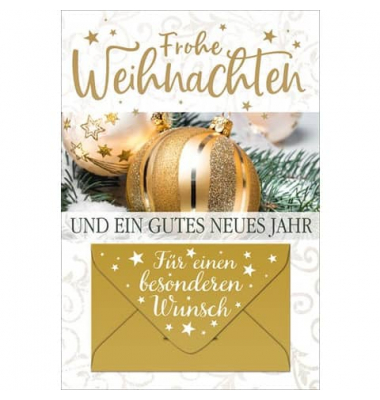 Weihnachtsgeldscheinkarte 23-2327