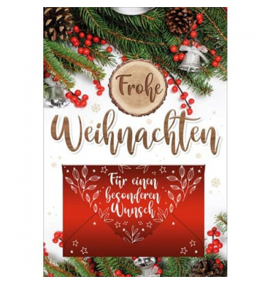 Weihnachtsgeldscheinkarte 23-2317