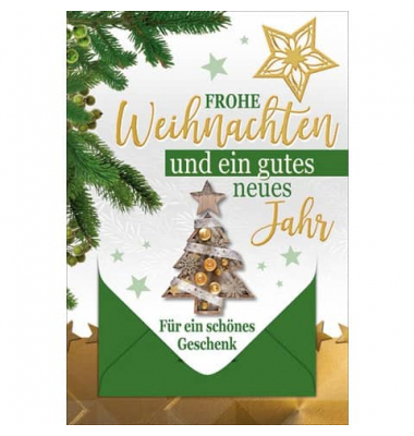 Weihnachtsgeldscheinkarte 23-2315