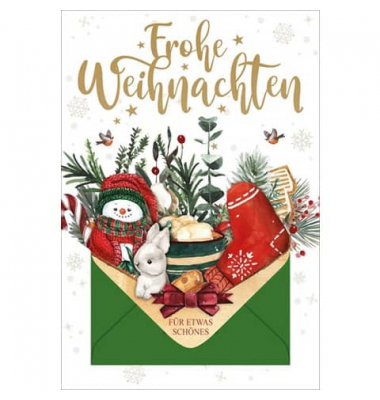 Weihnachtsgeldscheinkarte 23-2314