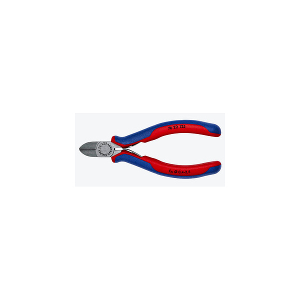 4003773048022 - Knipex-Werk 76 22 125 Elektronik- u Feinmechanik Seitenschneider ohne Facette 125 mm