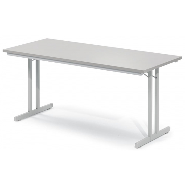 4251635605429 - Klapptisch 269960 72cm (H) 120x70cm (BxT) rechteckig grau   lichtgrau 4251635605429 Deskin