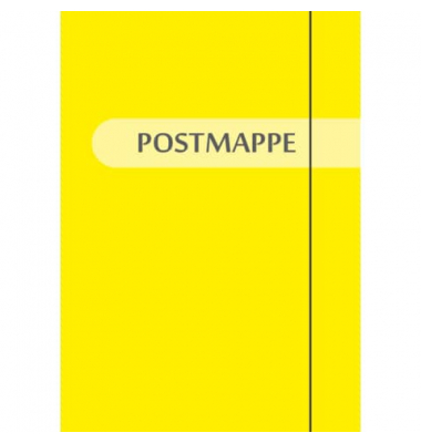 Postmappe Postmappe 46319, A4 Karton 400g, mit 3 Einschlagklappen