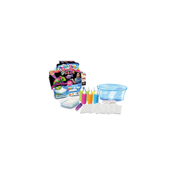 4006592085100 - Kreativset SIMBA Aqua Gelz Deluxe Set Glowz Kreativsets bunt Kinder Bastelbedarf -techniken mit Leuchteffekt