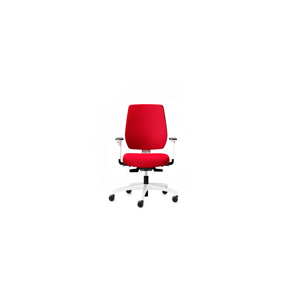 4260749140009 - Bürostuhl speed-o comfort SP 7639_SLP2 Stoff rot Gestell weiß