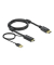 DeLOCK HDMIDisplayPort HDMI-Kabel 4K 30 Hz 1,0 m schwarz