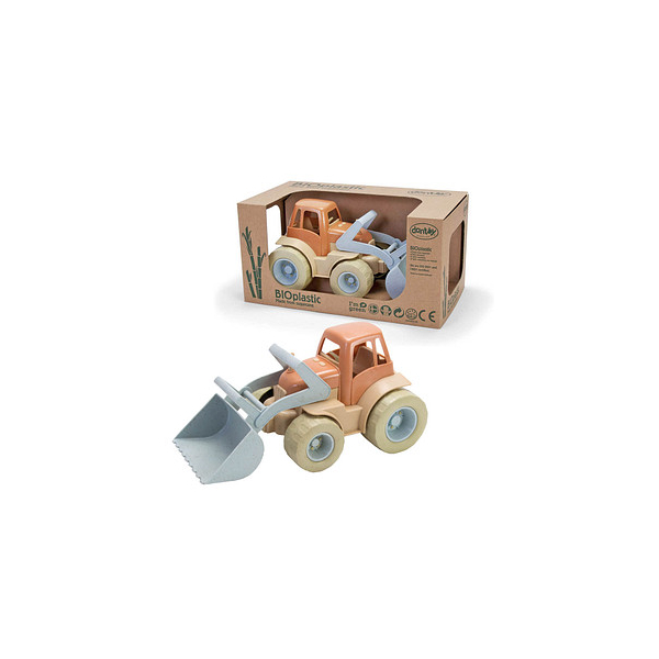 5701217056303 - Dantoy BIO Traktor Frontlader in Geschenkbox beige braun