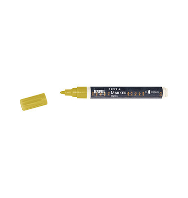 KREUL Opak Medium Textilmarker gold 2,0 - 4,0 mm