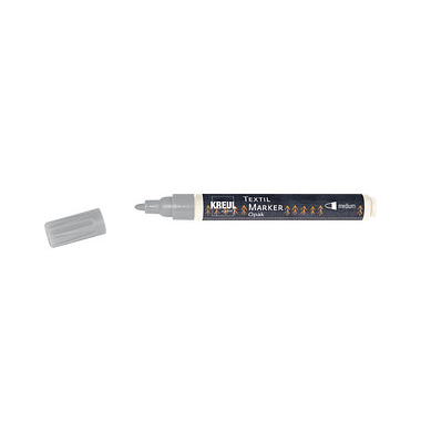 KREUL Opak Medium Textilmarker silber 2,0 - 4,0 mm