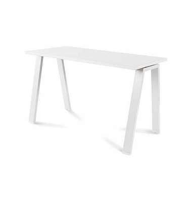 Schreibtisch Blanca 2000MIM04, 72cm (H), 120x60cm (BxT), rechteckig, weiß / Weiß