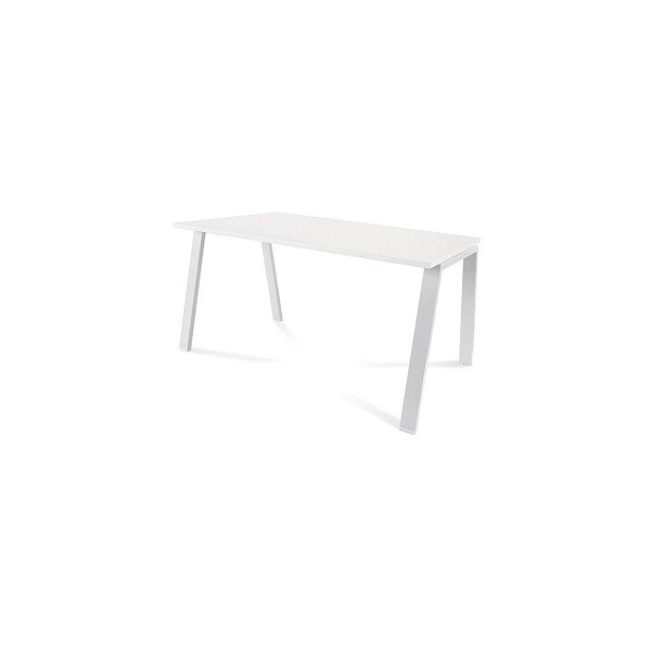 8427951004048 -  BLANCA BLANCA höhenverstellbarer Schreibtisch weißweiß rechteckig 4-Fuß-Gestell weiß 1400 x 800 cm 8427951004048 rocada