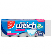 Toilettenpapier sooo weich klassik 3790525009, 3-lagig, weiß, 200 Blatt / Rolle,