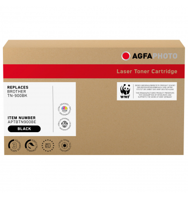 AgfaPhoto Toner APTBTN900BE wie Brother TN-900BK schwarz