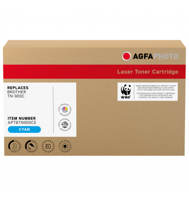 AgfaPhoto Toner APTBTN900CE wie Brother TN-900C cyan