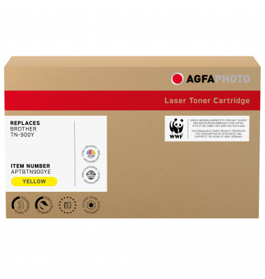 AgfaPhoto Toner APTBTN900YE wie Brother TN-900Y gelb