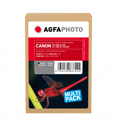 AgfaPhoto Tintenpatrone APCPG545 CL546XLSET wie Canon sw+cmy