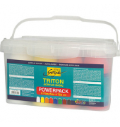 8 KREUL Triton Power Pack Acrylfarben farbsortiert 8 x 750,0 ml