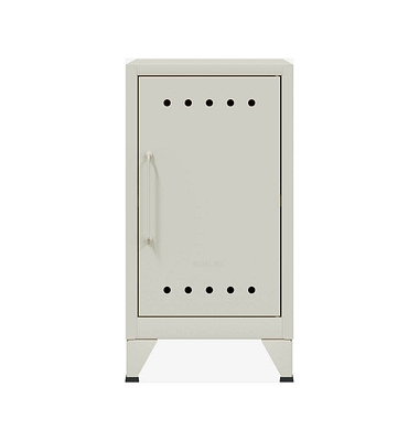 BISLEY Stahlschrank Fern Mini FERMINRH696 verkehrsweiß 38,0 x 40,0 x 72,5 cm, aufgebaut