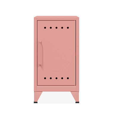 BISLEY Stahlschrank Fern Mini FERMINRH620 pastelpink 38,0 x 40,0 x 72,5 cm, aufgebaut