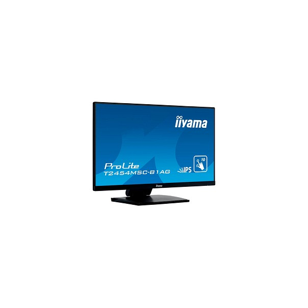 4948570116416 - iiyama ProLite T2454MSC-B1AG - LED-Monitor - 605 cm (238) - Touchscreen - 1920 x 1080 Full HD (1080p) @ 60 Hz - IPS - 250 cd m² - 10001 - 5 ms - HDMI VGA - Lautsprecher - mattschwarz