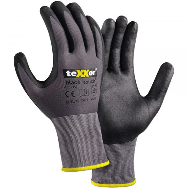 4031301022701 - teXXor Handschuh black touch 2450-8 grsw Gr08 4031301022701 Arbeitsschutz GmbH