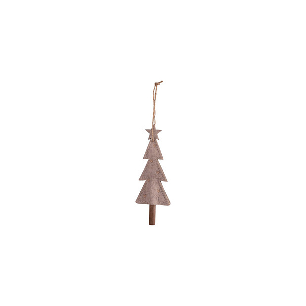 4006166807435 - Dekoartikel beige Weihnachtsbaum aus Filz zum Hängen 4006166807