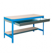 Simonrack Werkbank SIMONWORK blau 1 Schublade 151,0 x 76,0 x 84,2 cm