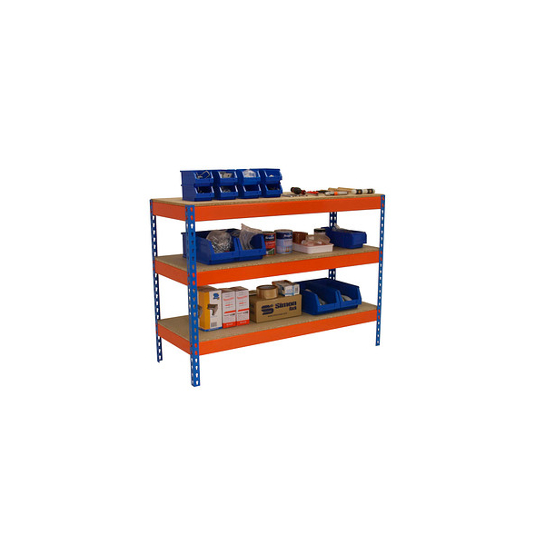 8435104983737 - Werkbank SIMONWORK BASIC 3 orange blau 1500 x 600 x 900 cm 8435104983737 Simonrack