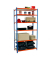 Simonrack Schwerlastregal MADERCLICK 6 8435104955529 orange, blau, braun 90,0 x 50,0 x 250,0 cm