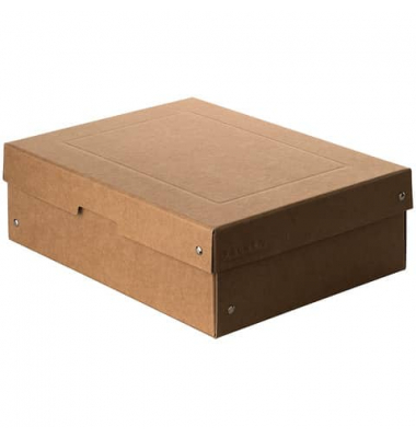 Aufbewahrungsbox PURE Box 22001800, außen 240x100x320mm, Pappe braun