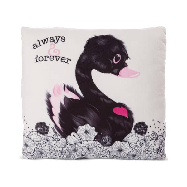 4012390482768 - Kissen Schwan Love schwarz 4012390482768 NICI