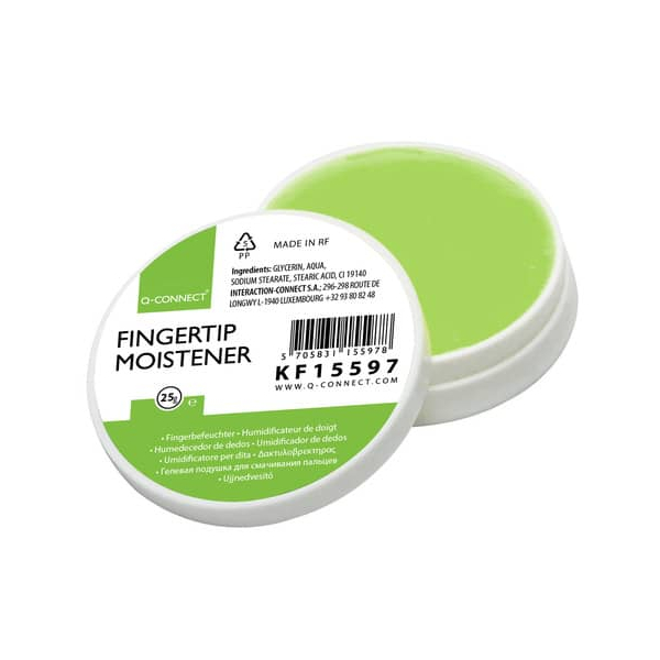 5705831155978 - Fingertip 25g20 ml weiß Fingeranfeuchter 5705831155978 Q-CONNECT 20 Milliliter