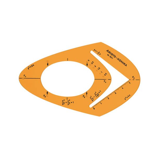 9003182050116 - Kegelschnittschablone Konica Kegelschnittschablone Kegelschnittschablone 9003182050116 ARISTO