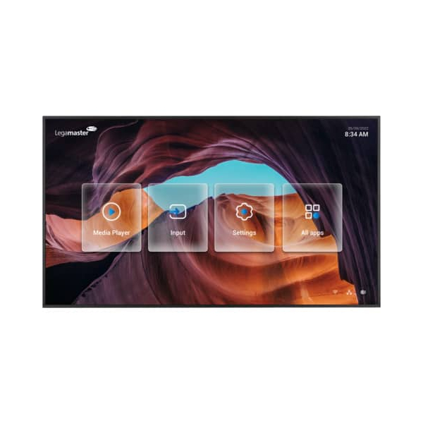 8713797106931 - Präsentationsdisplay Discover 2 DIS-5510 EU IPS 55 Zoll Quer- und Hochformat B 1233 x T 714 x H 7035 mm schwarz