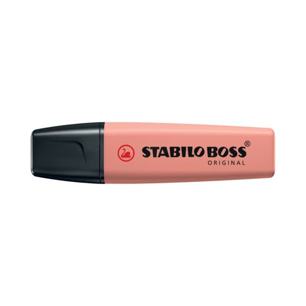 4006381599689 - Textmarker STABILO® BOSS Original NatureCOLORS Keilspitze lichtbeständig schnell trocknend siena 1 Stück