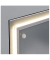 Glas-Magnettafel artverum® LED light 91,0 x 46,0 cm Design Sichtbeton