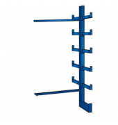 SCHULTE Anbau-Schwerlastregal K1000 14481 enzianblau 125,0 x 50,0 x 200,0 cm