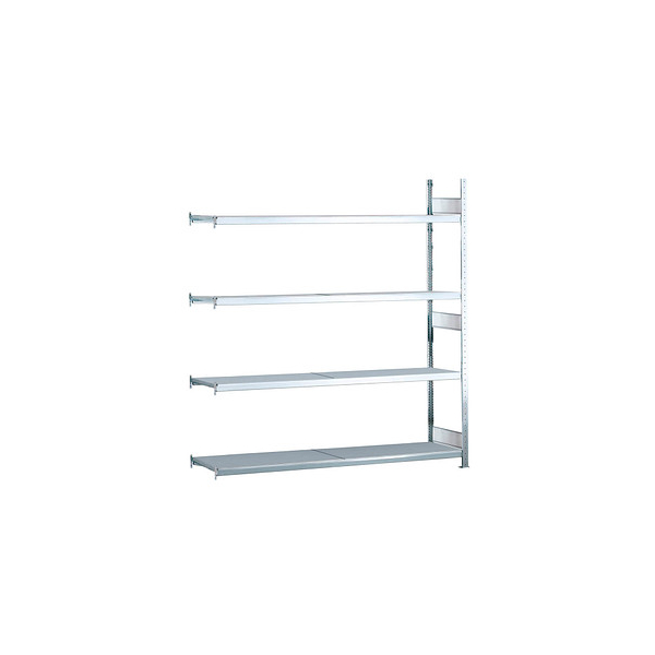 4004514200846 - SCHULTE Weitspannregal mit Stahlboden Höhe 2500 mm Spannweite 2000 mm Anbauregal Tiefe 400 mm