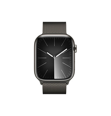 Apple Milanaise 45 mm Smartwatch-Armband graphit