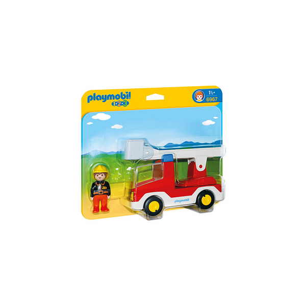 4008789069672 - 123 6967 Feuerwehrleiterfahrzeug Spielfiguren-Set 4008789069