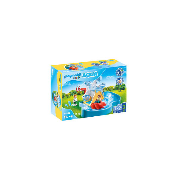 4008789702685 - 123 70268 Wasserrad mit Karussell Spielfiguren-Set 4008789702685 Playmobil