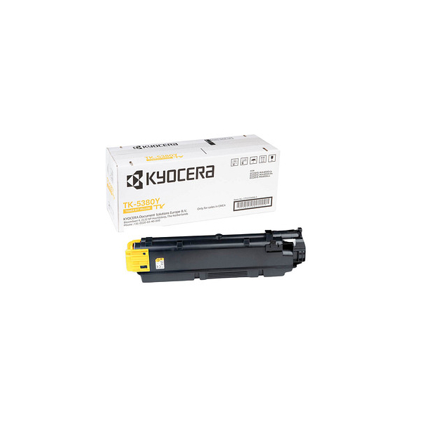 0632983073148 - Original Toner TK-5380Y 10000 A4 Seiten inkl Resttonerbehälter Einzelpack gelb