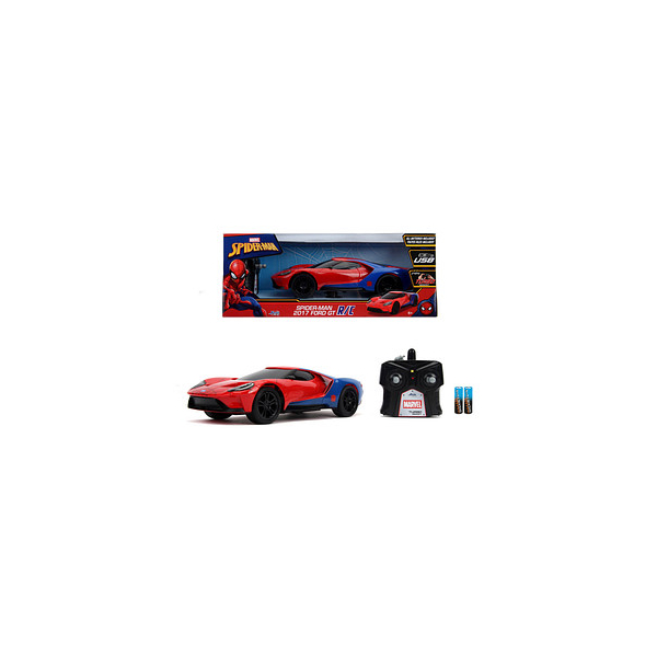 4006333070389 - JADA TOYS 253226002 Marvel Spider-Man RC 2017 Ford GT 116 RC Einsteiger Modellauto Elektro Sportwagen