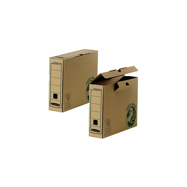 Bankers Box Pack archivage carton : lot de 1 caisse archives maxi + 6 boîtes  dos 8 cm, pour format A4 (210 x 297 mm), H. 23 cm x l. 52 cm