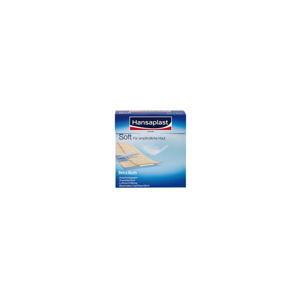 4005800203848 - Pflasterstrips Hansaplast 1009285 Soft 5m x 8cm Pflasterstrips 4005800203848 W Söhngen