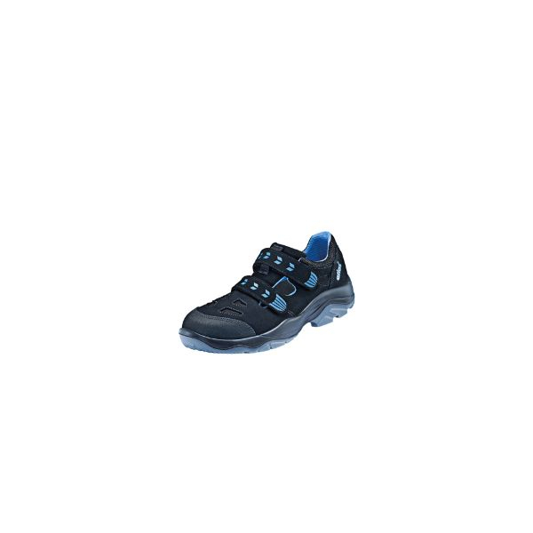 4043692093505 - Atlas Schuhfabrik - Atlas Sicherheitssandale xp 355 S1P esd src dguv Gr 39 schwarz royalblau - schwarz royalblau