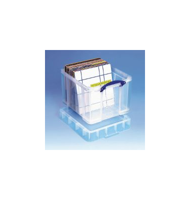 Really Useful Box Aufbewahrungsbox 0.14C, 0,14 Liter mit Deckel, für A9,  außen 90x65x55mm, Kunststoff transparent - Bürobedarf Thüringen