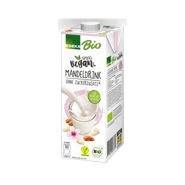 4311501720745 - Bio Mandeldrink vegan ungesüßt 1 l 4311501720745 EDEKA