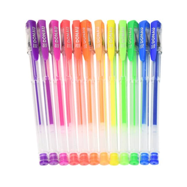 9004546527367 - Gelschreiber M Neon Etui 12 Stück  9004546527367 DONAU 12 Stück